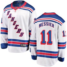 Mark Messier New York Rangers Fanatics Branded Men's Breakaway Away Jersey - White
