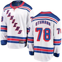 Brennan Othmann New York Rangers Fanatics Branded Men's Breakaway Away Jersey - White