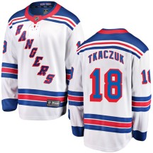 Walt Tkaczuk New York Rangers Fanatics Branded Men's Breakaway Away Jersey - White