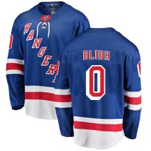 Anton Blidh New York Rangers Fanatics Branded Men's Breakaway Home Jersey - Blue