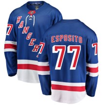 Phil Esposito New York Rangers Fanatics Branded Men's Breakaway Home Jersey - Blue