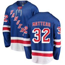 Stephane Matteau New York Rangers Fanatics Branded Men's Breakaway Home Jersey - Blue