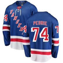 Vince Pedrie New York Rangers Fanatics Branded Men's Breakaway Home Jersey - Blue