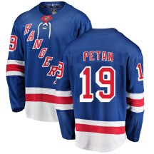 Nic Petan New York Rangers Fanatics Branded Men's Breakaway Home Jersey - Blue