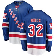 Jonathan Quick New York Rangers Fanatics Branded Men's Breakaway Home Jersey - Blue