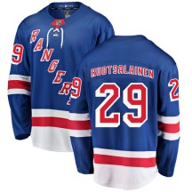 Reijo Ruotsalainen New York Rangers Fanatics Branded Men's Breakaway Home Jersey - Blue