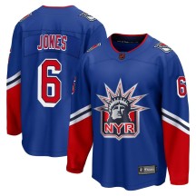 Zac Jones New York Rangers Fanatics Branded Men's Breakaway Special Edition 2.0 Jersey - Royal