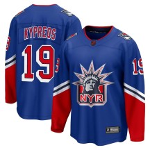 Nick Kypreos New York Rangers Fanatics Branded Men's Breakaway Special Edition 2.0 Jersey - Royal