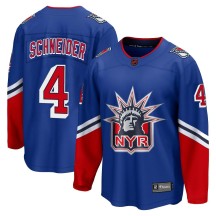 Braden Schneider New York Rangers Fanatics Branded Men's Breakaway Special Edition 2.0 Jersey - Royal