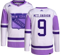 Rob Mcclanahan New York Rangers Adidas Men's Authentic Hockey Fights Cancer Jersey -