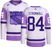 Malte Stromwall New York Rangers Adidas Men's Authentic Hockey Fights Cancer Jersey -
