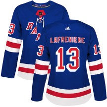 Alexis Lafreniere New York Rangers Adidas Women's Authentic Home Jersey - Royal Blue