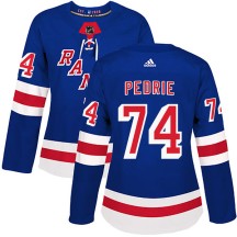Vince Pedrie New York Rangers Adidas Women's Authentic Home Jersey - Royal Blue