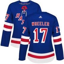 Blake Wheeler New York Rangers Adidas Women's Authentic Home Jersey - Royal Blue