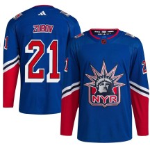 Sergei Zubov New York Rangers Adidas Youth Authentic Reverse Retro 2.0 Jersey - Royal