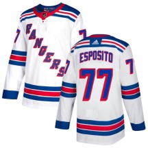 Phil Esposito New York Rangers Adidas Youth Authentic Jersey - White