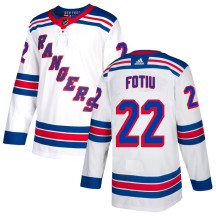 Nick Fotiu New York Rangers Adidas Youth Authentic Jersey - White