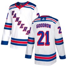 Barclay Goodrow New York Rangers Adidas Youth Authentic Jersey - White