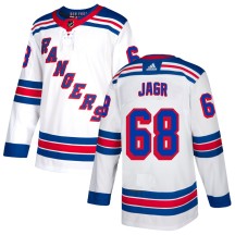 Jaromir Jagr New York Rangers Adidas Youth Authentic Jersey - White