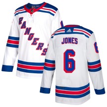 Zac Jones New York Rangers Adidas Youth Authentic Jersey - White