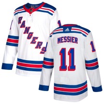 Mark Messier New York Rangers Adidas Youth Authentic Jersey - White