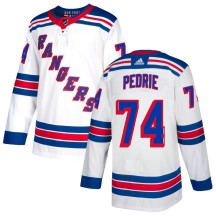 Vince Pedrie New York Rangers Adidas Youth Authentic Jersey - White