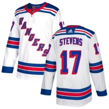 Kevin Stevens New York Rangers Adidas Youth Authentic Jersey - White