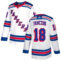 Walt Tkaczuk New York Rangers Adidas Youth Authentic Jersey - White