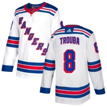 Jacob Trouba New York Rangers Adidas Youth Authentic Jersey - White