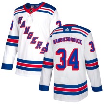 John Vanbiesbrouck New York Rangers Adidas Youth Authentic Jersey - White