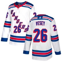 Jimmy Vesey New York Rangers Adidas Youth Authentic Jersey - White