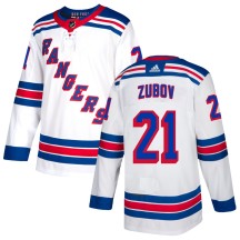 Sergei Zubov New York Rangers Adidas Youth Authentic Jersey - White