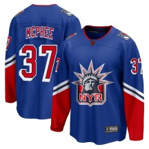 George Mcphee New York Rangers Fanatics Branded Youth Breakaway Special Edition 2.0 Jersey - Royal