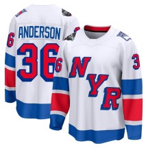 Glenn Anderson New York Rangers Fanatics Branded Men's Breakaway 2024 Stadium Series Jersey - White