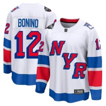Nick Bonino New York Rangers Fanatics Branded Men's Breakaway 2024 Stadium Series Jersey - White