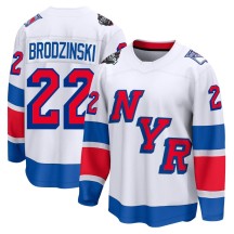 Jonny Brodzinski New York Rangers Fanatics Branded Men's Breakaway 2024 Stadium Series Jersey - White