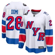 Tie Domi New York Rangers Fanatics Branded Men's Breakaway 2024 Stadium Series Jersey - White