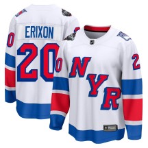 Jan Erixon New York Rangers Fanatics Branded Men's Breakaway 2024 Stadium Series Jersey - White