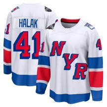 Jaroslav Halak New York Rangers Fanatics Branded Men's Breakaway 2024 Stadium Series Jersey - White