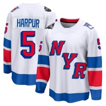 Ben Harpur New York Rangers Fanatics Branded Men's Breakaway 2024 Stadium Series Jersey - White
