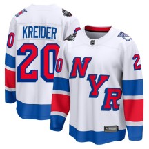 Chris Kreider New York Rangers Fanatics Branded Men's Breakaway 2024 Stadium Series Jersey - White