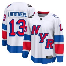 Alexis Lafreniere New York Rangers Fanatics Branded Men's Breakaway 2024 Stadium Series Jersey - White