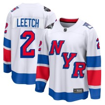 Brian Leetch New York Rangers Fanatics Branded Men's Breakaway 2024 Stadium Series Jersey - White