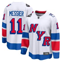 Mark Messier New York Rangers Fanatics Branded Men's Breakaway 2024 Stadium Series Jersey - White