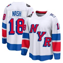 Riley Nash New York Rangers Fanatics Branded Men's Breakaway 2024 Stadium Series Jersey - White