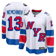 Sergei Nemchinov New York Rangers Fanatics Branded Men's Breakaway 2024 Stadium Series Jersey - White