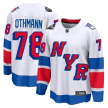 Brennan Othmann New York Rangers Fanatics Branded Men's Breakaway 2024 Stadium Series Jersey - White