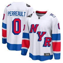 Gabriel Perreault New York Rangers Fanatics Branded Men's Breakaway 2024 Stadium Series Jersey - White