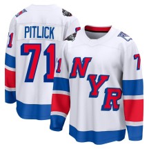 Tyler Pitlick New York Rangers Fanatics Branded Men's Breakaway 2024 Stadium Series Jersey - White