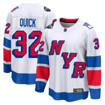 Jonathan Quick New York Rangers Fanatics Branded Men's Breakaway 2024 Stadium Series Jersey - White